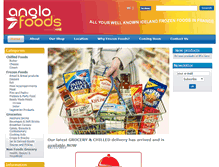 Tablet Screenshot of anglofoods.com